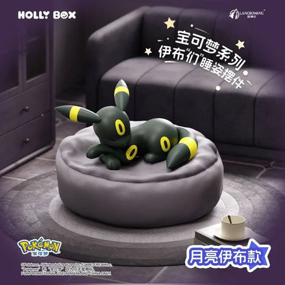 Pokémon Eevee Sleeping Pose Blind Box Figure – Cute Anime Collectible Lucky Charm Toy