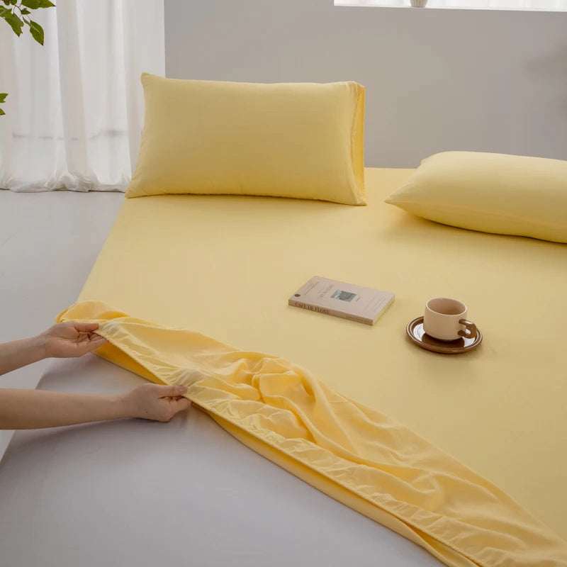 Sábana Bajera Ajustable 100% Algodón – Funda de Colchón Suave y Transpirable con Bolsillos Elásticos Profundos