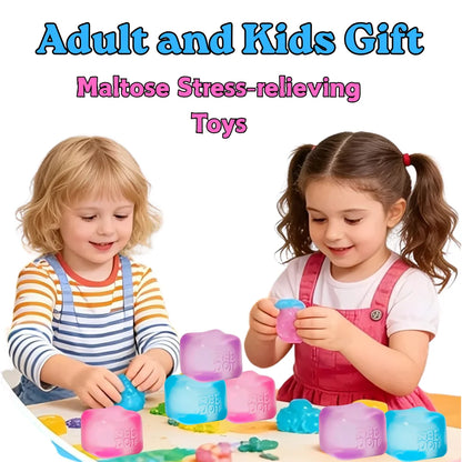 Trending Nee Doh Jellyfish & Cube Squish Toy – Soft Jelly Squeeze Stress Relief Fidget Toy, Sensory NeeDoh for Kids & Adults