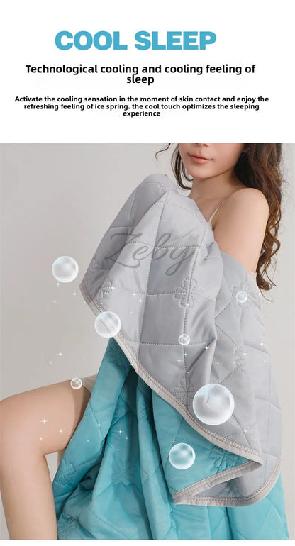 Manta Refrescante de Verano – Colcha Ligera y Transpirable para Cama con Comodidad de Aire Acondicionado