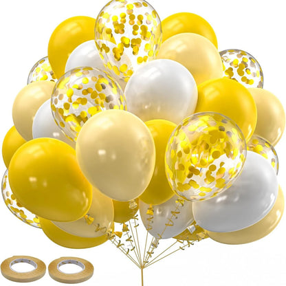 30 Globos de Látex Cromados – Globos de Helio Metálicos Blancos, Rosas y Azules para Decoración de Bodas, Cumpleaños, Baby Showers y Fiestas