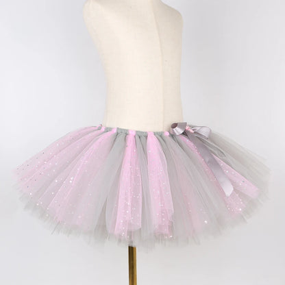 Baby Girls Elephant Tutu Skirt – Fluffy Tulle Animal Dress-Up Costume for Carnival, Halloween Parties & Events