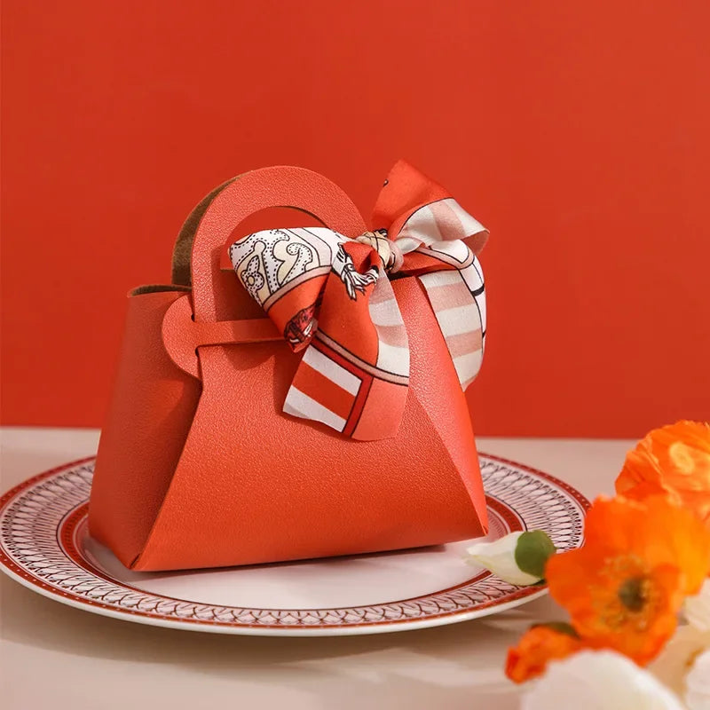 20PCS Bolsas de Regalo de Cuero con Cinta de Lazo – Mini Bolsos para Recuerdos de Bodas, Navidad, Dulces, Regalos y Empaque de Lujo para Fiestas
