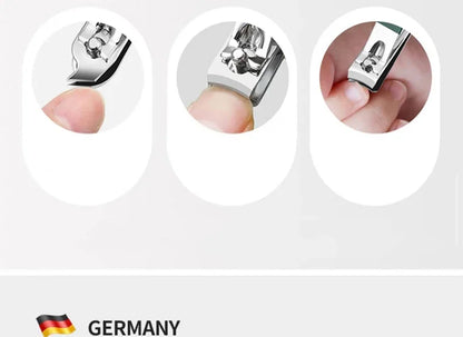 Juego profesional de manicura y pedicura de acero inoxidable de 6 a 18 piezas con estuche de viaje de piel – Kit de uñas y aseo para hombres y mujeres