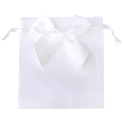 10/20/50PCS Organza Drawstring Gift Bags with Bow – Jewelry, Candy & Party Favor Pouches for Weddings, Christmas & Special Events