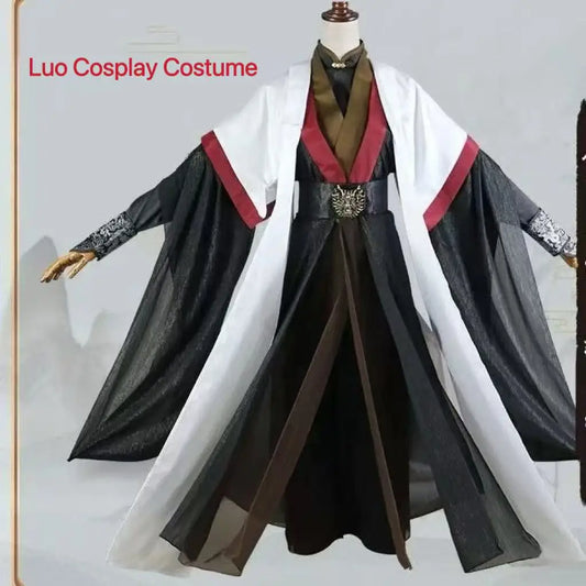 Disfraz de Cosplay de Luo de Hot Game – Conjunto de atuendo chino antiguo para hombres y mujeres, Halloween, Carnaval de Anime y Traje de COS para actuaciones en el escenario