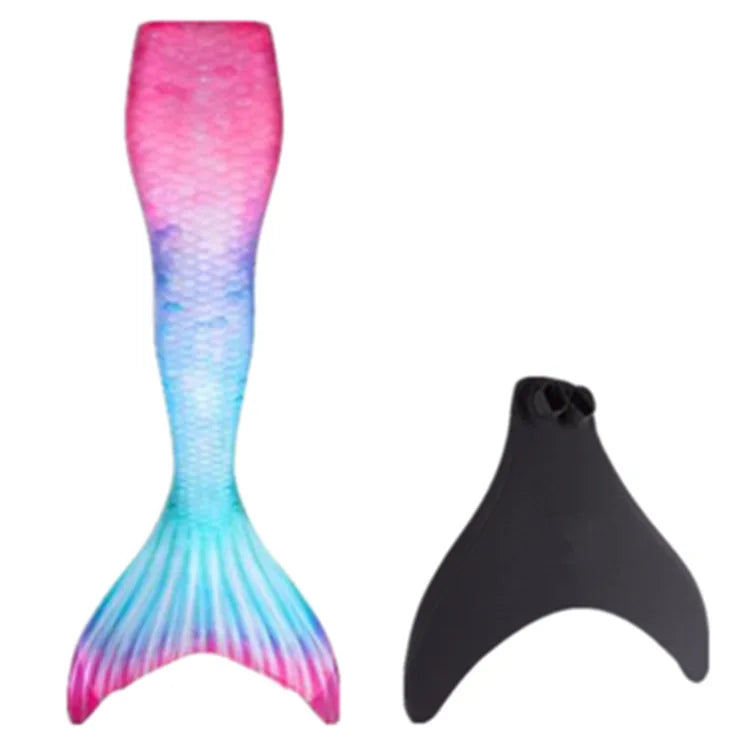 Mermaid Tail Swimsuit Costume – Mermaid Cosplay Fantasy Swimwear for Girls, Kids & Adults, Birthday Gift with Optional Monofin
