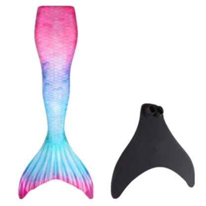 Mermaid Tail Swimsuit Costume – Mermaid Cosplay Fantasy Swimwear for Girls, Kids & Adults, Birthday Gift with Optional Monofin