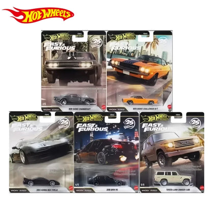 Hot Wheels Fast & Furious Dodge Charger R/T de 1970 1:64 Coche Premium de Fundición – Modelo de Aleación Coleccionable Caso Q Regalo