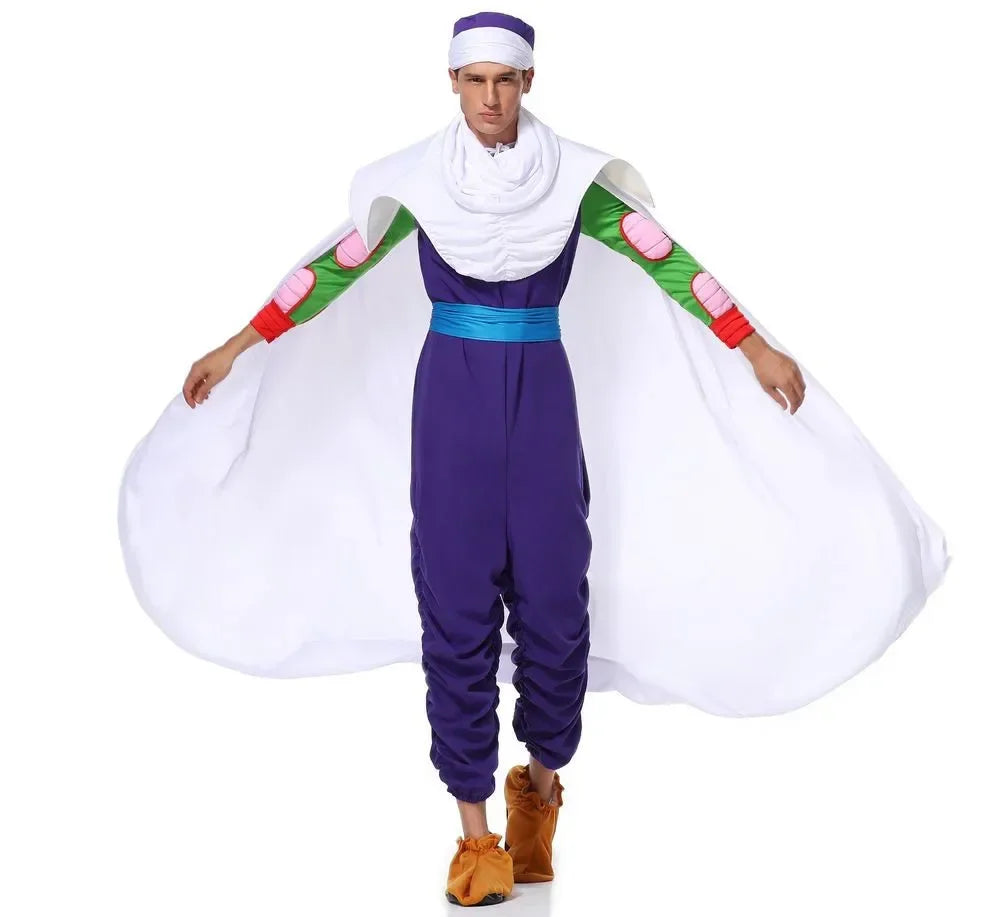 Dragon Ball Master Roshi (Kame Sennin) Cosplay Costume – Adult Men Anime Jumpsuit Outfit for Halloween, Carnival & Roleplay Events