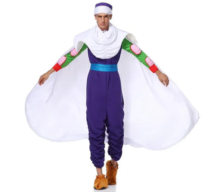 Dragon Ball Master Roshi (Kame Sennin) Cosplay Costume – Adult Men Anime Jumpsuit Outfit for Halloween, Carnival & Roleplay Events
