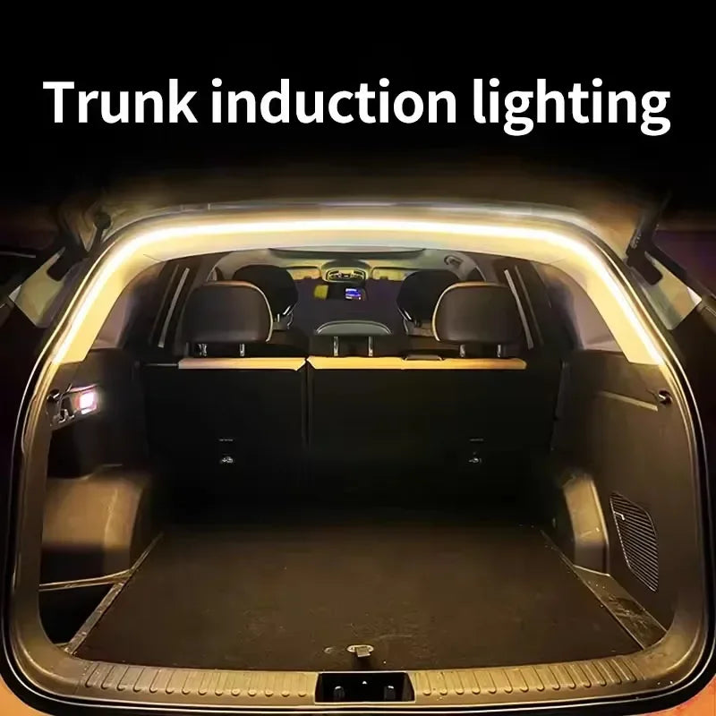 Automatic LED Car Trunk Light Strip – High-Brightness Wireless Tailgate Ambient Interior Lighting