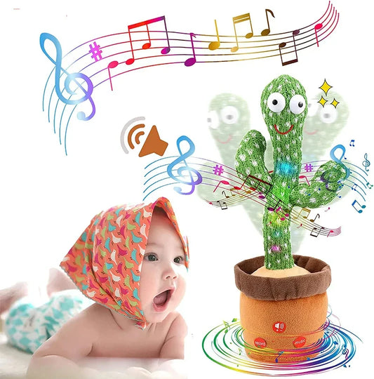 Juguete de Cactus Bailarín – Peluche Parlante Cantante con Baile Contoneante, Regalo Decorativo Interactivo de Peluche