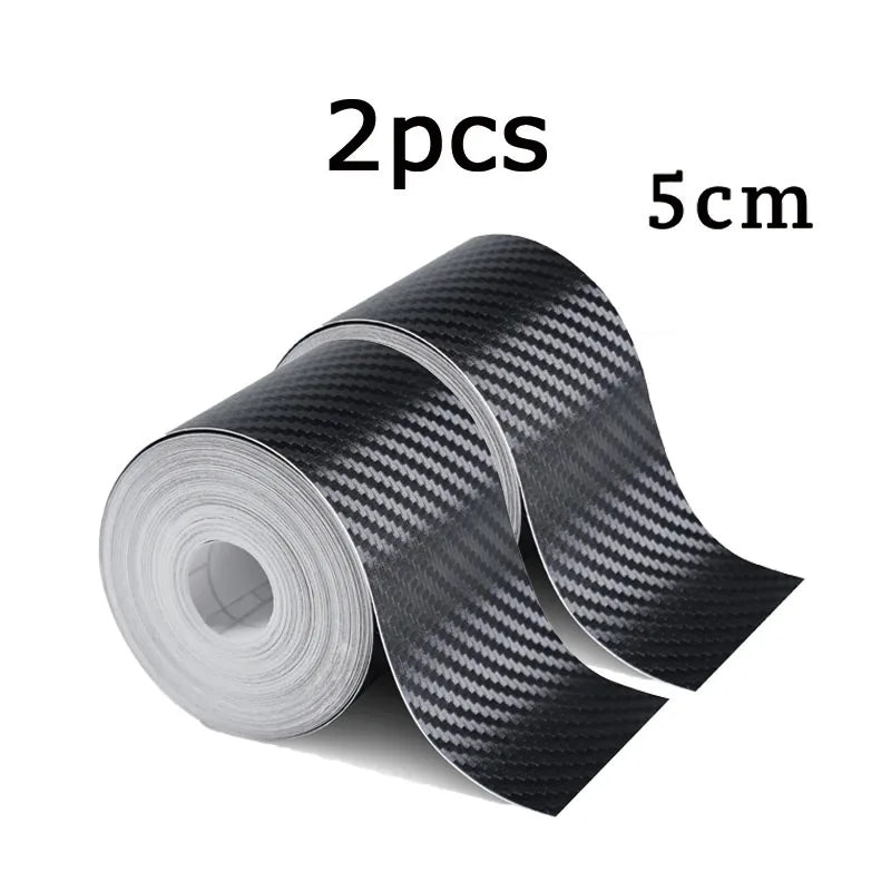 Cinta protectora de nanofibra de carbono 1-5M – Tira de película impermeable autoadhesiva para protección de puertas de coche, espejos, parachoques y bordes