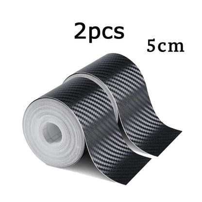 Cinta protectora de nanofibra de carbono 1-5M – Tira de película impermeable autoadhesiva para protección de puertas de coche, espejos, parachoques y bordes