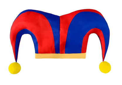 Halloween Circus Clown Cosplay Costumes with Hat Shoe Covers Gloves for Men Women Stage performance Carnival Jumpsuit Outfits