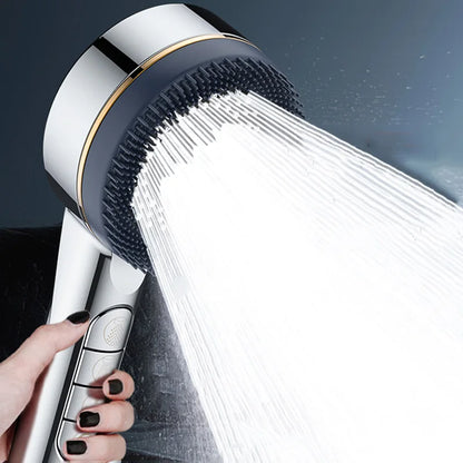 Cabezal de ducha filtrado Supercharged – Pulverizador de ducha ajustable de 4 modos de ahorro de agua, cabezal de ducha de baño de alta presión con filtro de sellado de agua y ajustes de pulverización multifuncionales