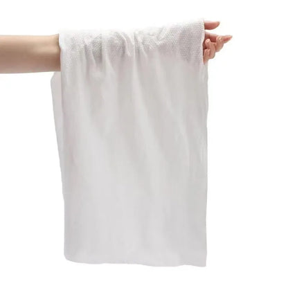 Large Disposable Bath Towel – Thick Compressed 100% Cotton Soft Quick-Dry Travel & Shower Cleansing Towel