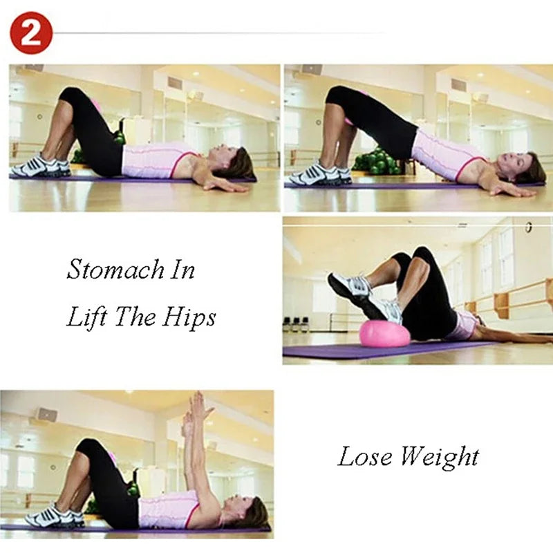 25CM Yoga Pilates Ball – Mini Balance Exercise Fitness Ball for Core Training, Gymnastics, Indoor Workouts & Yoga Equipment