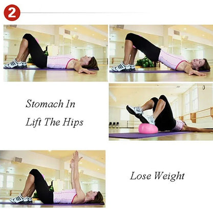 25CM Yoga Pilates Ball – Mini Balance Exercise Fitness Ball for Core Training, Gymnastics, Indoor Workouts & Yoga Equipment