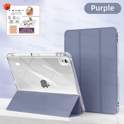 Étui pour iPad avec porte-crayon pour iPad Air 6/5, iPad Pro 11/12.9/13, iPad 10e génération, 10.2, 9.7 et iPad Mini 7/6 – Étui intelligent de protection