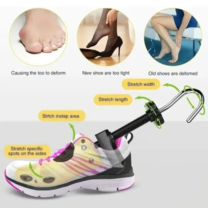 1PC Adjustable Shoe Stretcher – Professional Shoe Tree with Length & Width Adjustment for Boots, Sneakers, Heels & Men's/Women's Shoes