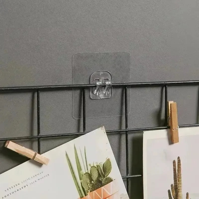 Adhesive Wall Shelf Hook Rack – Waterproof Strong Stick-On Storage Organizer for Bathroom & Kitchen