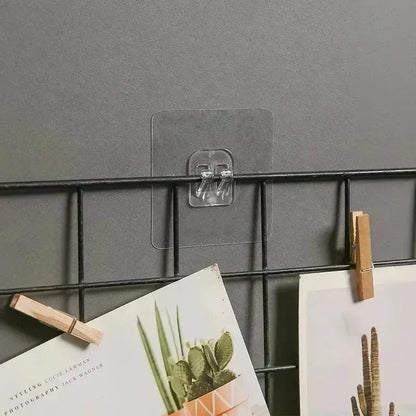 Adhesive Wall Shelf Hook Rack – Waterproof Strong Stick-On Storage Organizer for Bathroom & Kitchen