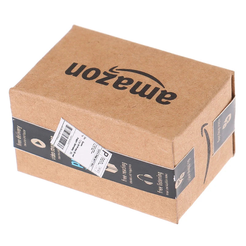 1/5pcs Mini Boîte en Carton Express Accessoires de Maison de Poupée – Boîtes de Livraison Simulation Réaliste pour Scènes Miniatures, Meubles de Maison de Poupée, Jardin Féerique & Décoration Artisanale