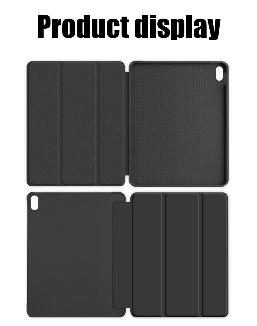 Funda protectora para iPad con soporte para iPad A16 de 11.ª generación, 10.ª generación, iPad Pro 11/13 M4 y M5, Pro 12.9, iPad Air 11 M3 (2025), Air 4/5 y iPad 7.ª/8.ª/9.ª 10.2
