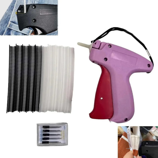 Mini Pistola de Coser para Reparación de Ropa – Pistola de Etiquetado Micro Stitch, Herramienta Rápida para Dobladillos, Costura, Acolchado, Fijación de Telas y Modificaciones de Prendas DIY