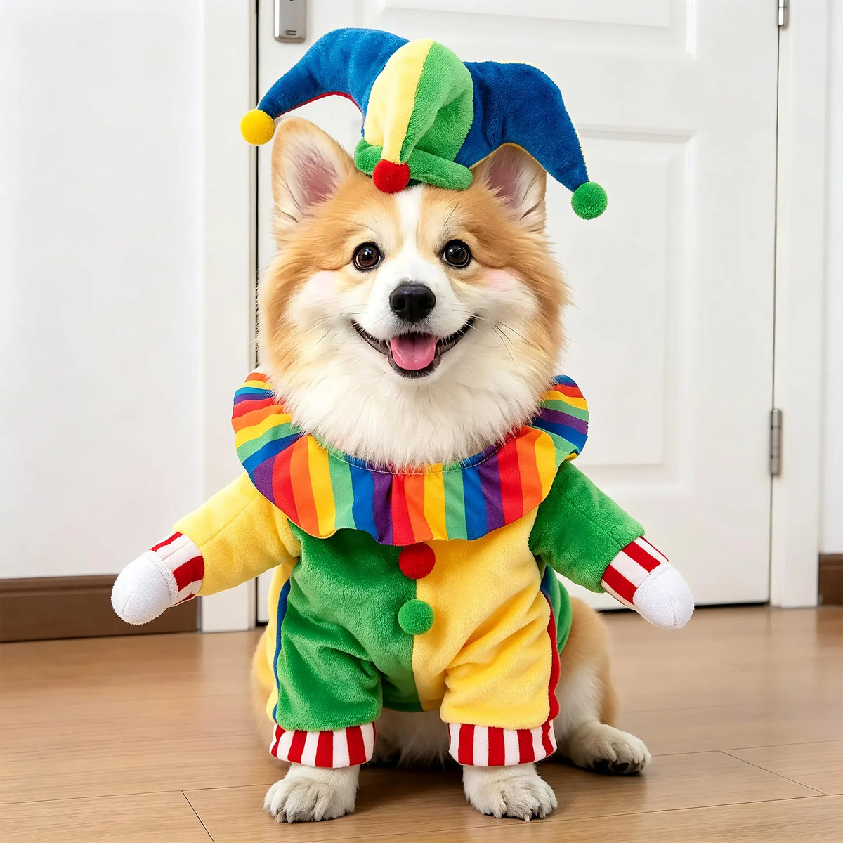 Funny Halloween Pet Transformation Costume – Cute Costume Outfit for Small Dogs & Cats, Creative Pet Clothing for Halloween Parties & Dress-Up