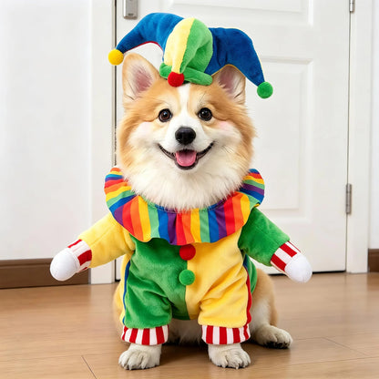 Funny Halloween Pet Transformation Costume – Cute Costume Outfit for Small Dogs & Cats, Creative Pet Clothing for Halloween Parties & Dress-Up