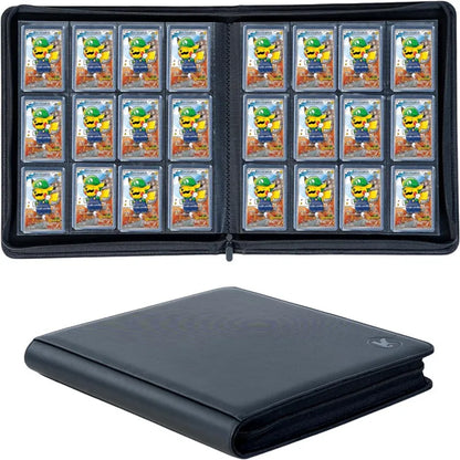 Classeur de cartes à collectionner 1024 pochettes | Grand album à fermeture éclair étanche de 12/16 pochettes pour cartes Pokémon, Yu-Gi-Oh!, MTG & TCG