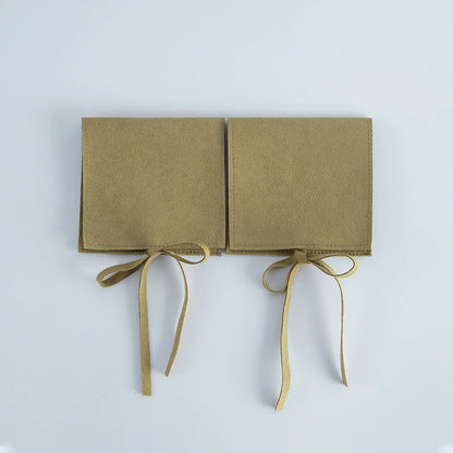 5PCS Microfiber Velvet Jewelry Gift Bags – Soft Pouches for Earrings, Necklaces, Wedding Favors, Christmas, Candy & Gift Packaging