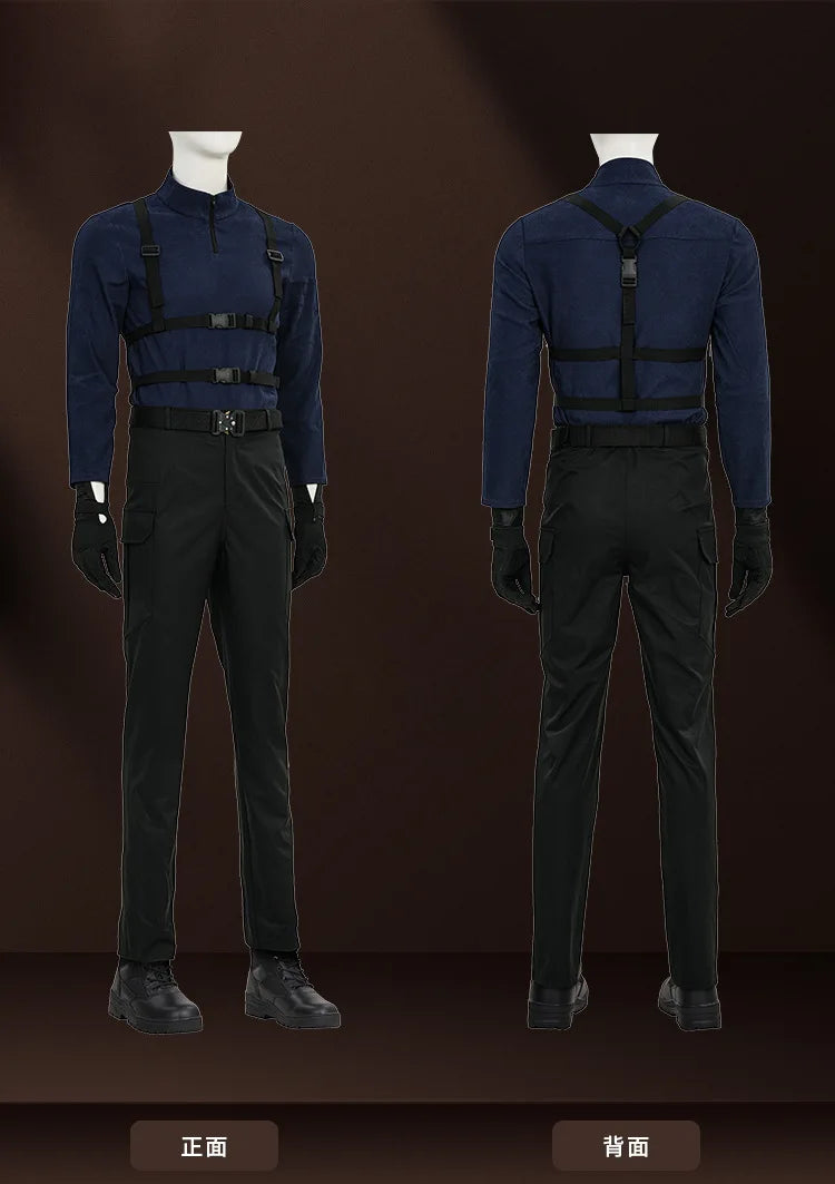2026 Unisex Cosplay Costume Set – Coat, Elastic Pants, Belt & Gloves Adult Outfit for Convention, Gift & Roleplay