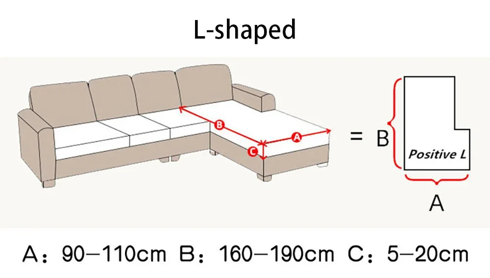 Stretch Jacquard Sofa Seat Cushion Cover – Washable Furniture Protector for Sectional & Loveseat Sofas