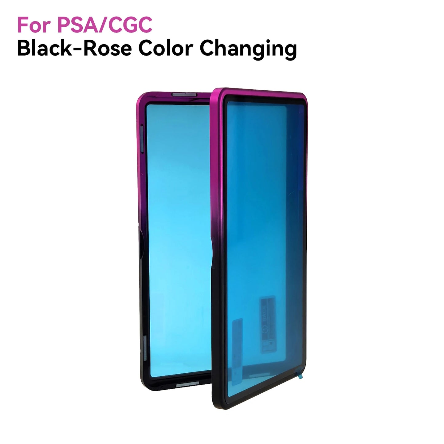 Aluminum Alloy Graded Card Case – PSA/CGC Slab Protector with UV & Scratch Resistant Magnetic Display Box