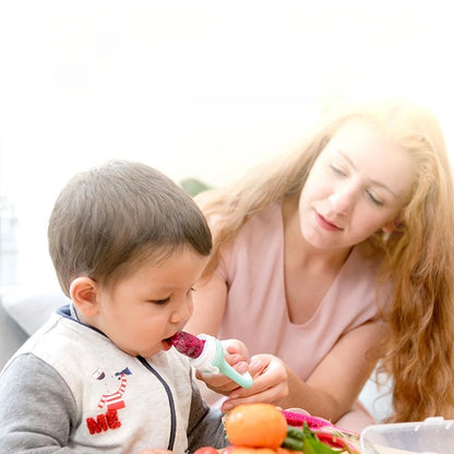 Silicone Baby Fruit Feeder Pacifier – Fresh Food & Teething Feeder with Protective Cover