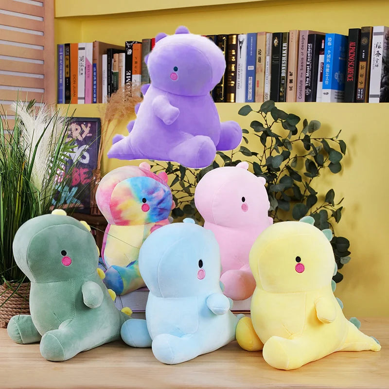 25–60CM Ultra Soft Dinosaur Plush Toy – Kawaii Dino Down Cotton Stuffed Animal Pillow, Cute Kids’ Gift, Party Prop & Room Decor