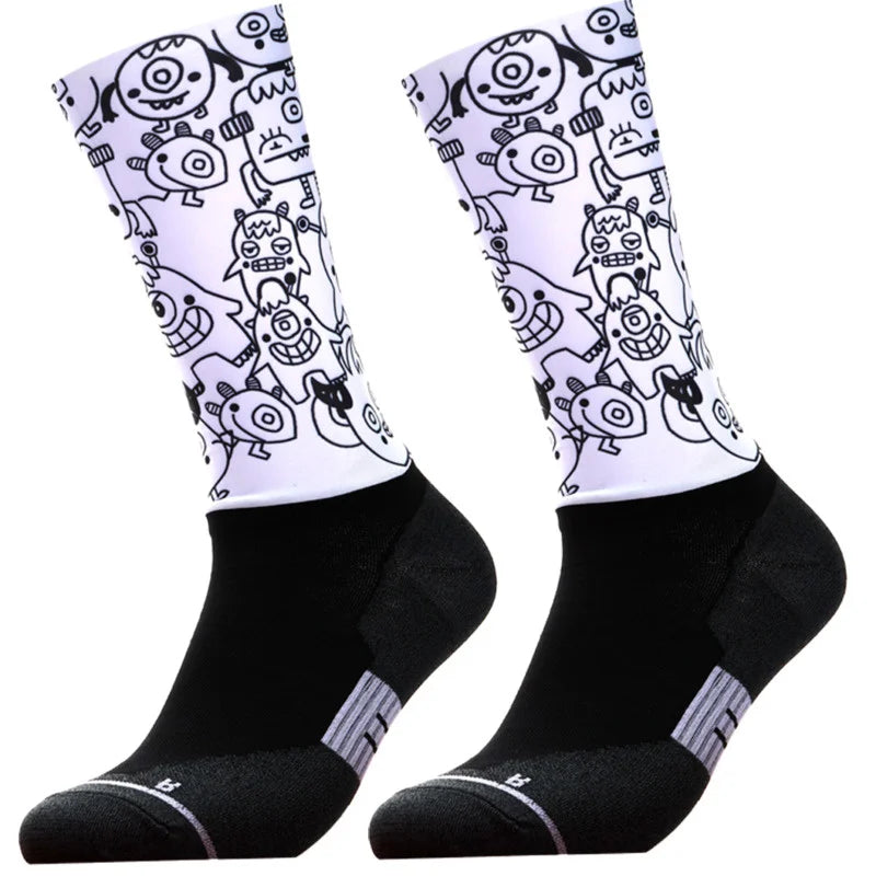 Professional Team Cycling Socks for Men & Women – Breathable MTB & Road Bike Racing Sports Socks
