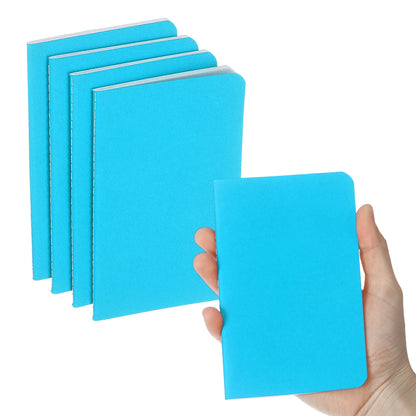 4/6 uds. Cuadernos A6 Kraft de Bolsillo – Mini Diarios Rayados para la Escuela y la Oficina