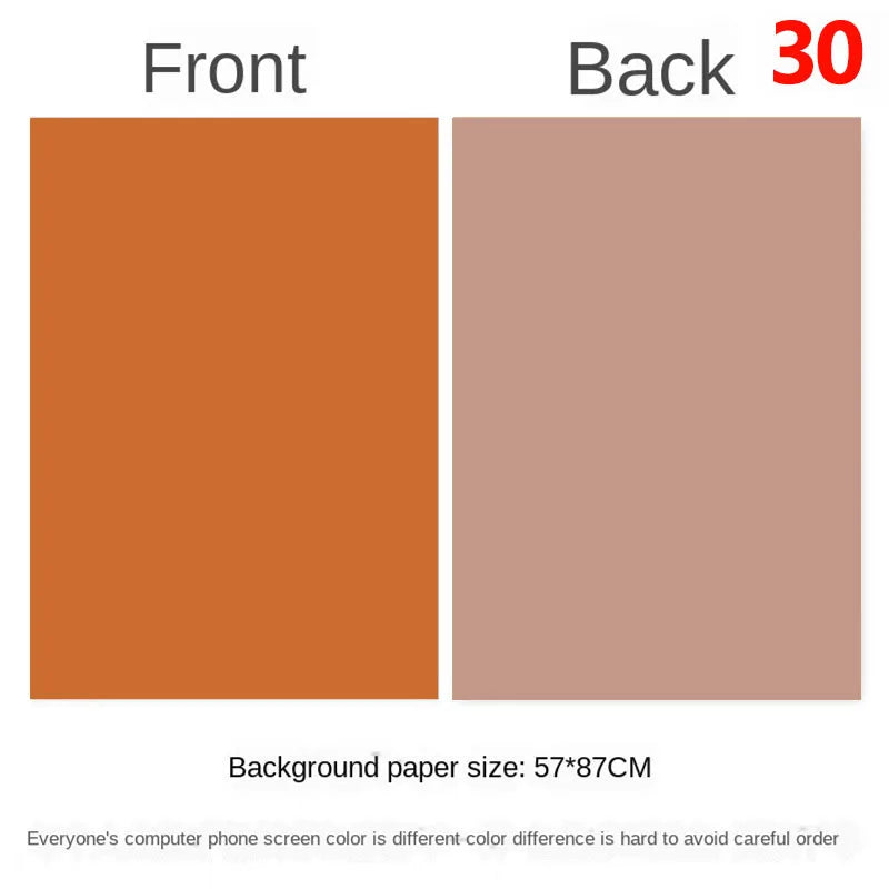 Tablero de fondo fotográfico de doble cara 57 × 87 cm – Fondo de color liso para fotografía de producto y recién nacido