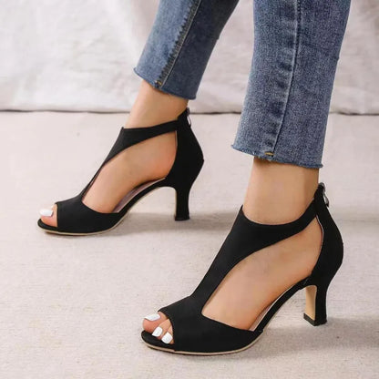Tongs compensées à plateforme pour femmes – Sandales à talons hauts, claquettes décontractées d'été pour l'extérieur