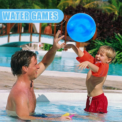 2/4PCS Bouncing Ball with Pump – 8.7 inch Marbleized Rubber Inflatable Bouncy Kick Ball, Summer Outdoor Game Toy for Kids