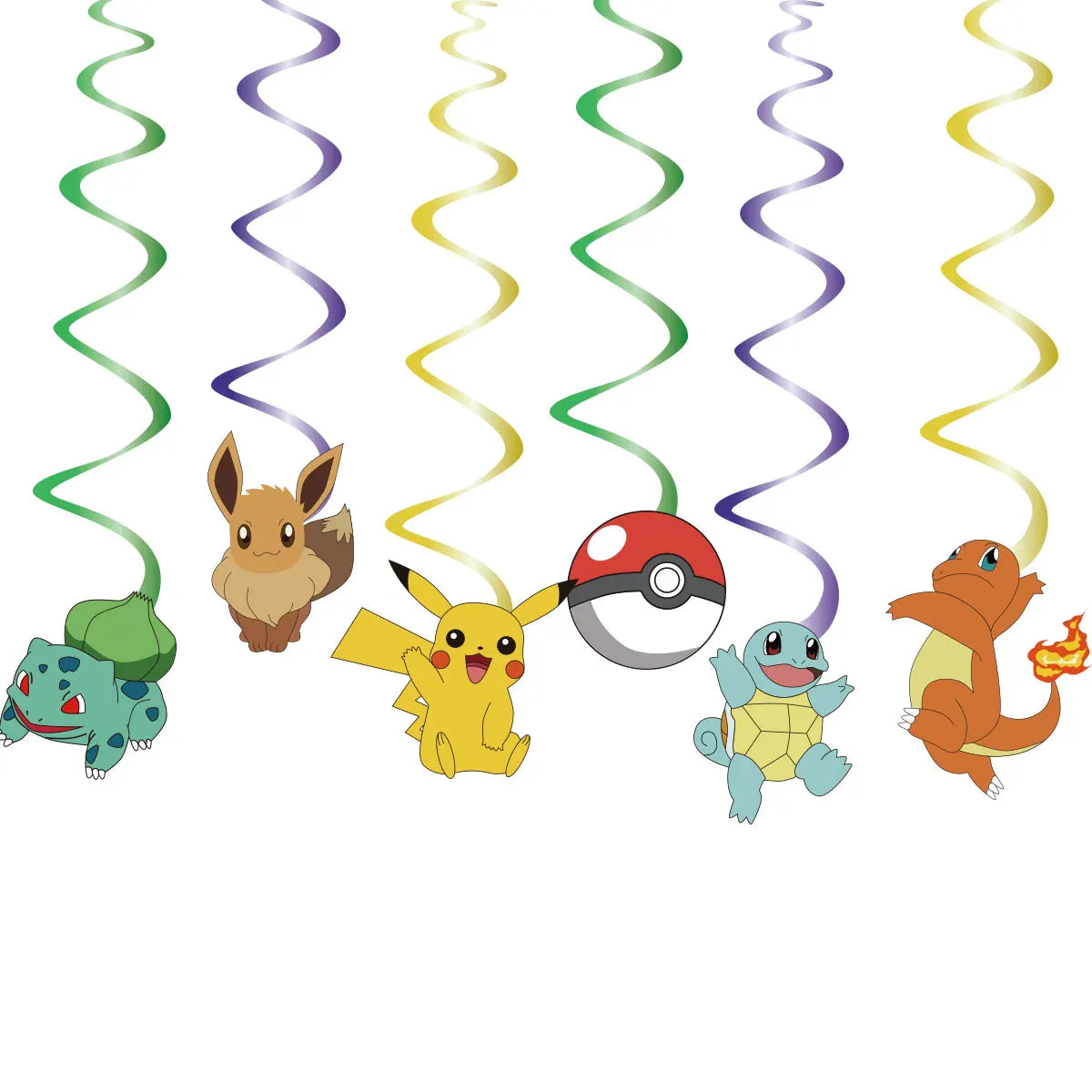 Pokémon Pikachu Birthday Party Decorations Tableware Set – Paper Cups, Plates, Tablecloth, Straws, Banner & Napkins for Kids Party Supplies
