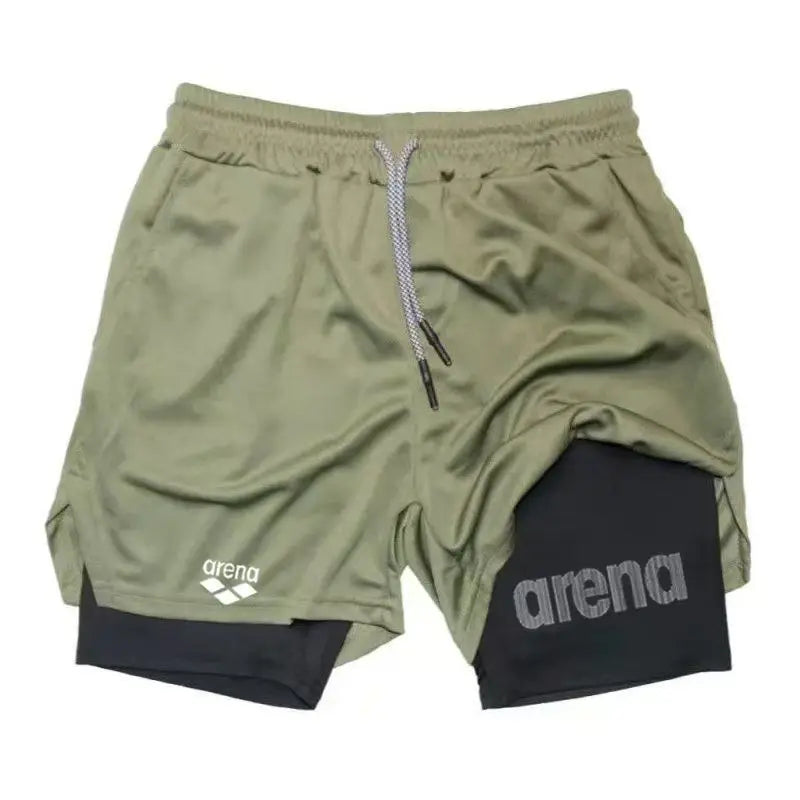 Men's Quick-Dry Gym Shorts – Lightweight Breathable Beach Surf Board Shorts for Running, Training & Summer Sports