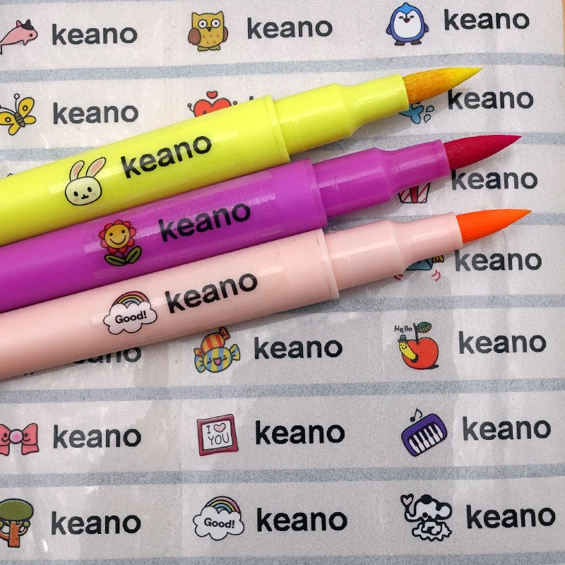 Autocollants personnalisés imperméables avec nom de bébé – Étiquettes autocollantes personnalisables pour la maternelle, les fournitures scolaires des enfants, la papeterie, les vêtements et les objets personnels