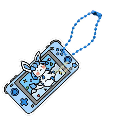 Pokémon Acrylic Keychain – Espeon, Umbreon, Leafeon & Snorlax Double-Sided Bead Chain Pendant