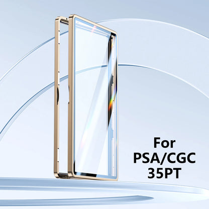 Aluminum Alloy Graded Card Case – PSA/CGC Slab Protector with UV & Scratch Resistant Magnetic Display Box